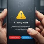 تم تسجيل خروجك من واتساب