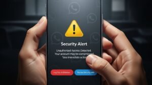 تم تسجيل خروجك من واتساب