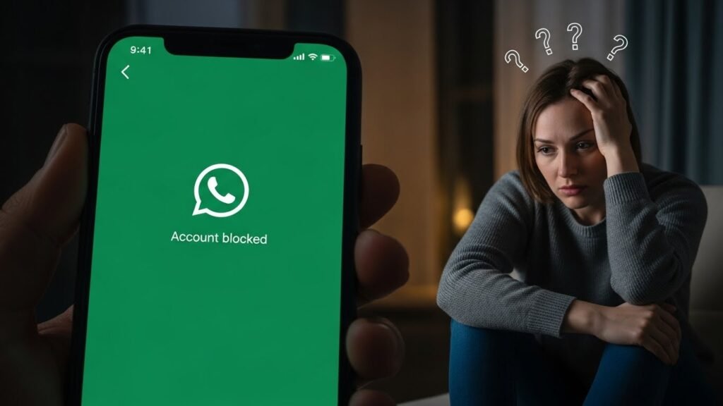 تم حظر حساب واتساب بسبب نشاط مشبوه