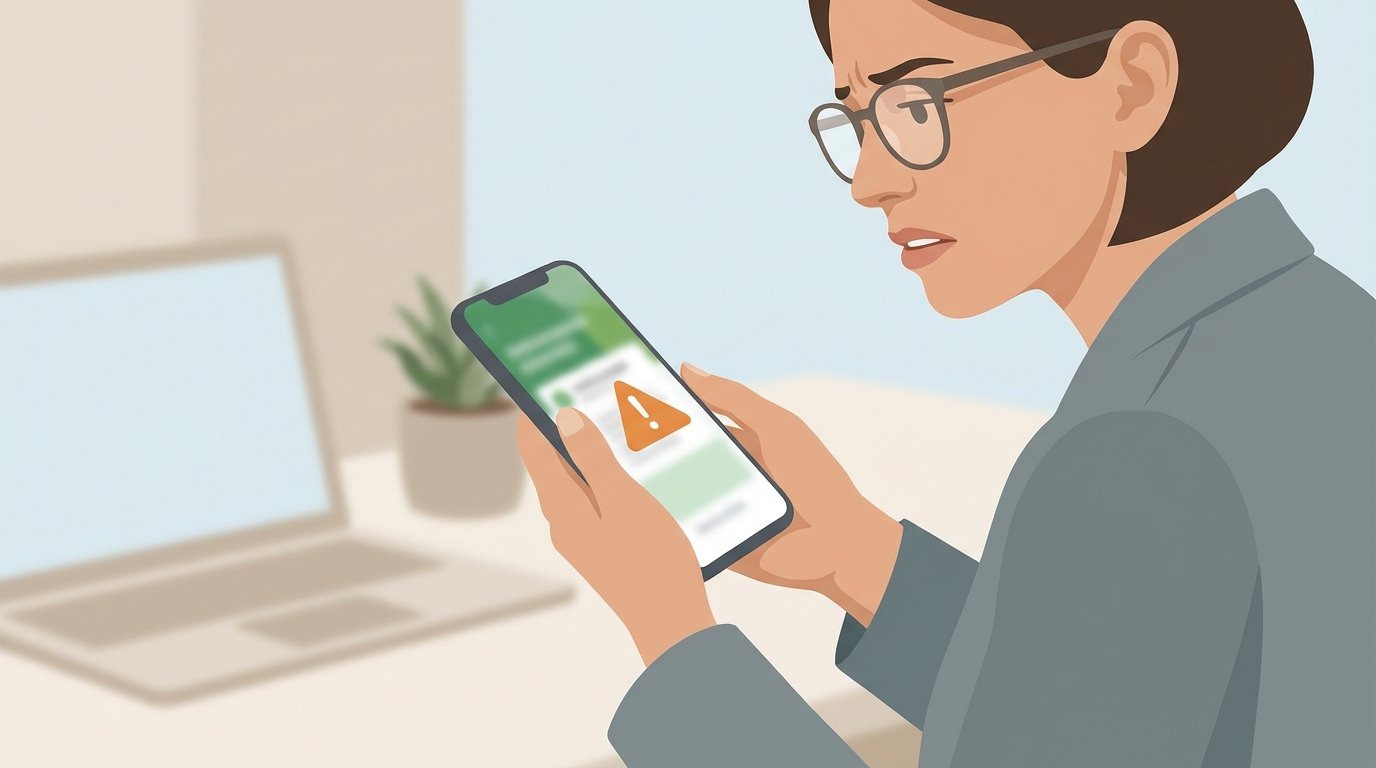 تم تعطيل حساب واتساب بدون سبب