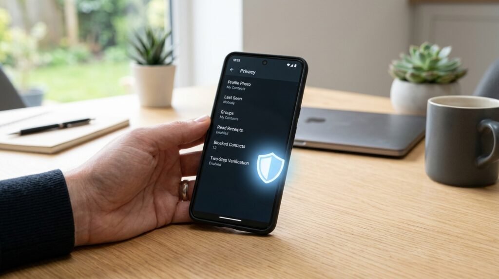 بلاغات واتساب: كيف تتجنب البلاغات التي تؤدي إلى حظر حسابك في واتساب؟ دليل الحماية الكامل 2026 إعدادات الأمان في واتساب لحماية الحساب
