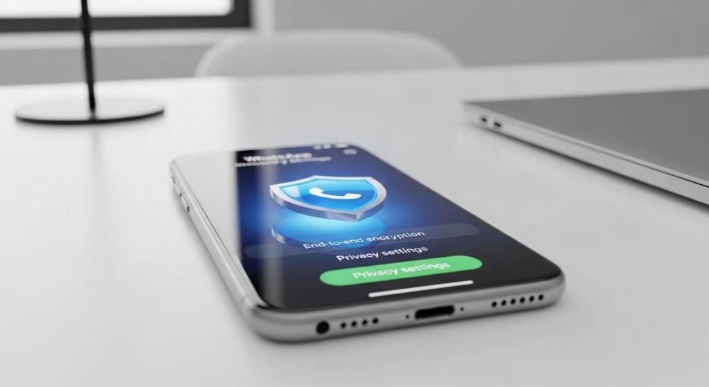 إعدادات الأمان في واتساب