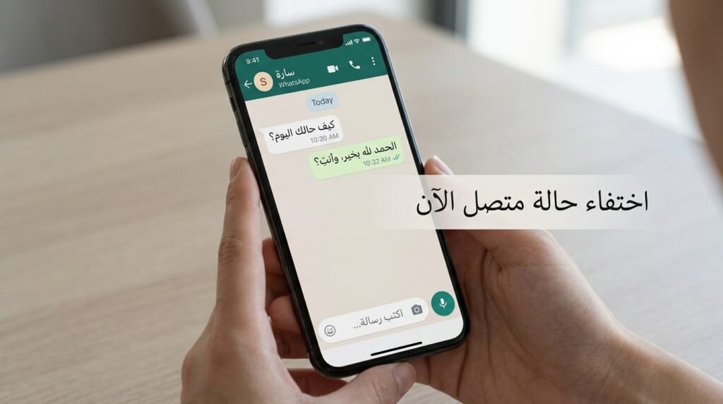 اختفاء متصل الآن واتساب