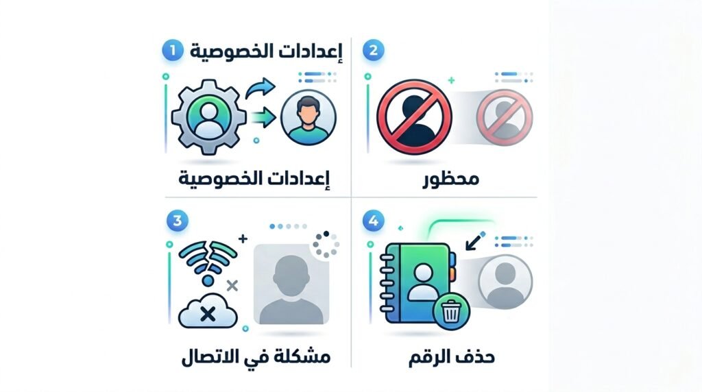 اختفاء صورة البروفايل