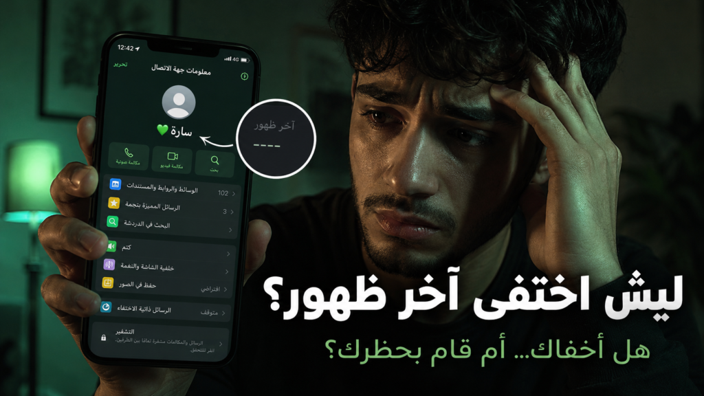 لماذا لا يظهر آخر ظهور لشخص واحد فقط في واتساب
