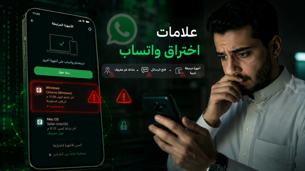 اختراق واتساب من جهاز مرتبط