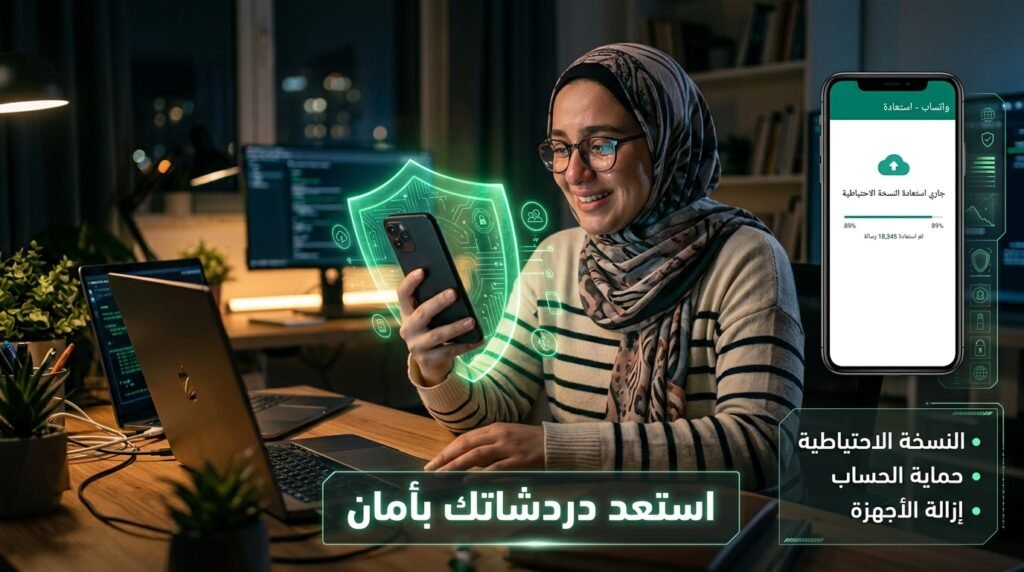 اختفاء محادثات واتساب فجأة