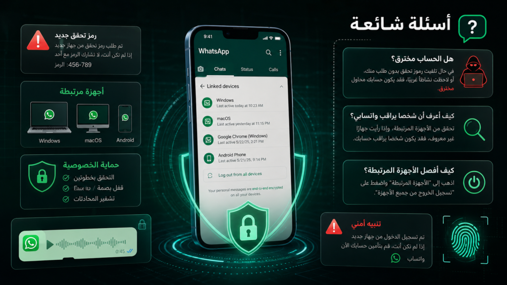 فتح واتساب من هاتف آخر