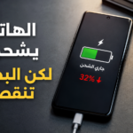 الهاتف موصول بالشاحن لكن البطارية تنقص